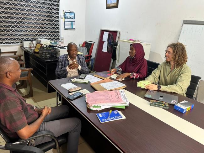 Meeting at the Ministry of Health with Dr. Soyinka